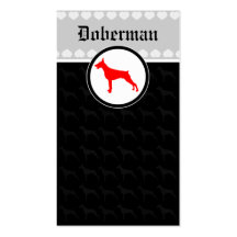 Doberman Cards Cartes De Visite Professionnelles