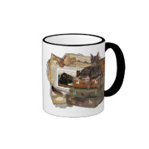 Dobermann de déplacement - rocheux tasse