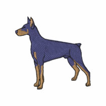 Dobermann polos brodés