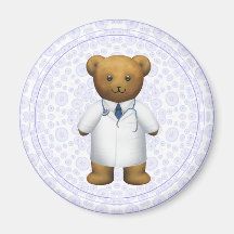 Docteur Bear - ours de nounours Aimant Pour Réfrigérateur