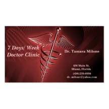 Docteur carte de visite