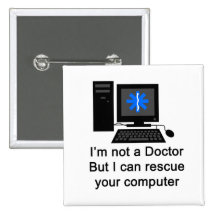 Docteur d'ordinateur badges