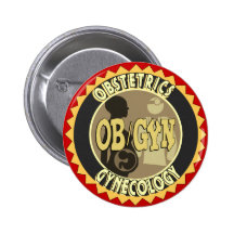 DOCTEUR FÉMININ LOGO D'INSIGNE D'OB/GYN PIN'S
