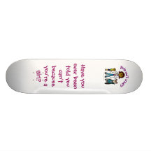 Docteur foncé Girl Plateaux De Skateboards
