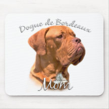 Dogue de Bordeaux Mom 2 Tapis De Souris