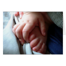 Doigts et orteils de bébé carte
