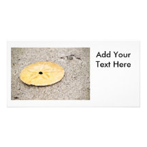 Dollar de sable chanceux cartes de vœux avec photo