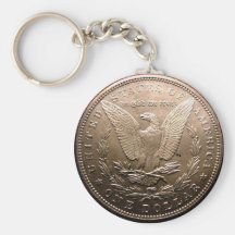 Dollar en argent de Morgan Porte-clé