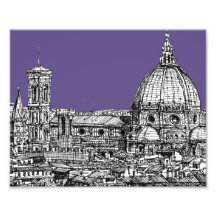 Dôme de Florence dans le lilas Photos D’art