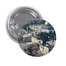 Dôme de la roche, vieille ville Jérusalem, Israël Badges Avec Agrafe