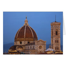 Dôme de Santa Maria del Fiore Cathedral dans chaud Carte