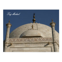 dôme de taj carte postale