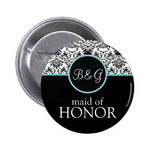 Domestique baroque d'élégance de Bouton-Aqua d'hon Pin's