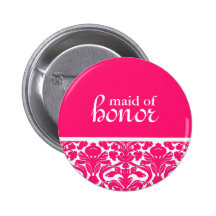 Domestique de bouton de damassé d'honneur pin's