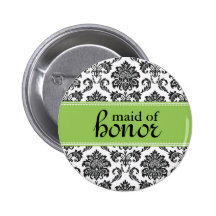 Domestique de bouton de damassé d'honneur pin's