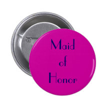 Domestique de fuchsia d'honneur et de bouton de ma badges