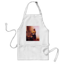 Domestique de lait par Johannes Vermeer Tabliers