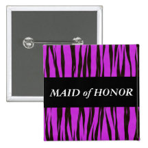 Domestique de zèbre de pourpre d'honneur badge