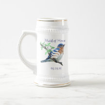 Domestique d'honneur Stein épousant les oiseaux bl Tasse À Café
