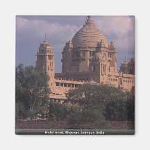 Domestique d'hôtel, Bhawan, Jodhpur, Inde Aimant