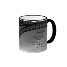 Domestique personnalisée par Tour Eiffel de tasse 