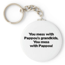 Don&apos ; désordre de t avec Pappou&apos ; Grandk porte-clés