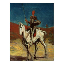 Don don Quichotte, c.1865-1870 Carte Postale