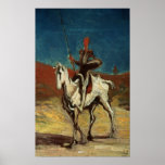 Don don Quichotte, c.1865-1870 Poster
