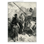 Don don Quichotte et dame Cartes De Vœux