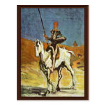 Don don Quichotte et Sancho Panza par Daumier Hono Cartes Postales