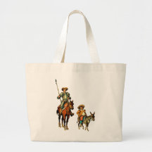 Don don Quichotte et Sancho Panza Sac