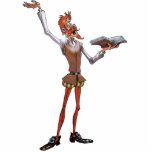 DON QUIJOTE - Sculpture en Keychain Découpage En Acrylique