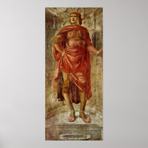 Donato Bramante - héros antique Affiche