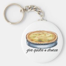 Donnez à quiche une occasion porte-clefs