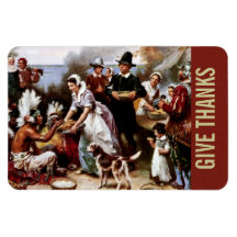 Donnez l'aimant de cadeau de Thanks.Thanksgiving Magnet