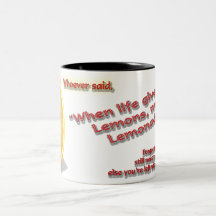 Donnez les citrons mugs