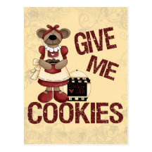 Donnez-moi les biscuits cartes postales