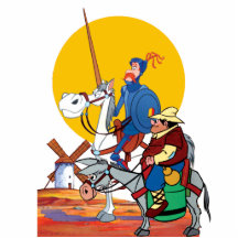 DONQUIJOTE et SANCHO - sculpture Découpage En Acrylique