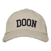 Doon a brodé le chapeau casquette de baseball brodée