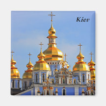 D'or fait face de dans la cathédrale à Kiev, Kiev Aimant
