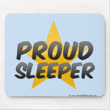 Dormeur fier tapis de souris