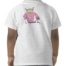 Dos de chemise de chocolat de Ghoulie Gimme de que T-shirts