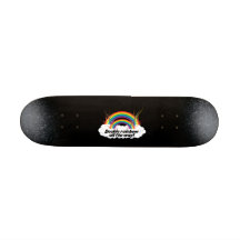 DOUBLE ARC-EN-CIEL COMPLÈTEMENT SKATEBOARD CUSTOMISABLE