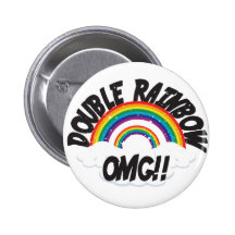 DOUBLE ARC-EN-CIEL OMG3 BADGE