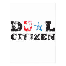 Double citoyen cartes postales