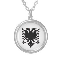 Double Eagle collier argenté dirigé de l'Albanie