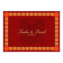 double faire-part de mariage traditionnel Ca de bo