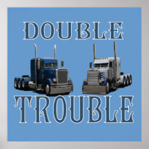 Double problème affiche