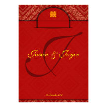 Doubles cartes classiques de faire-part de mariage