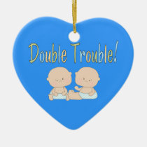 Doubles jumeaux de problème ornements